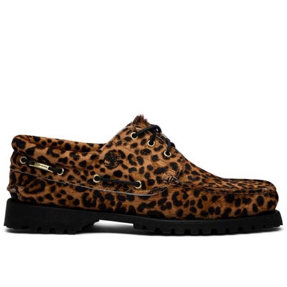 SupremexTimberland 3-eye Classic Lug Shoe Cheetah - Picture 3 of 4
